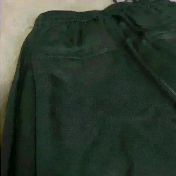 H&M woman’s ocean  blue casual flare wide legged pants jogger style in size 2 - Picture 8 of 9